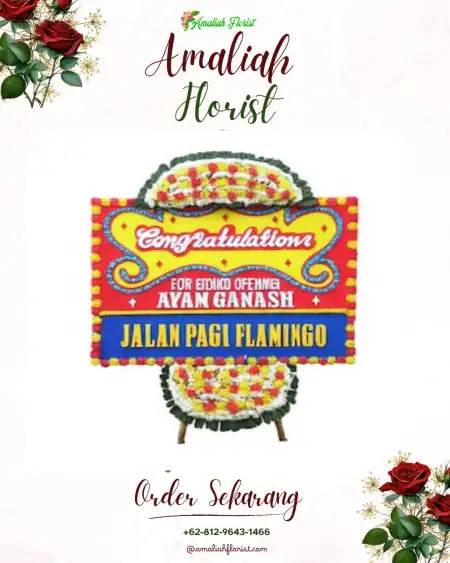 Sewa Papan Bunga Sanggang